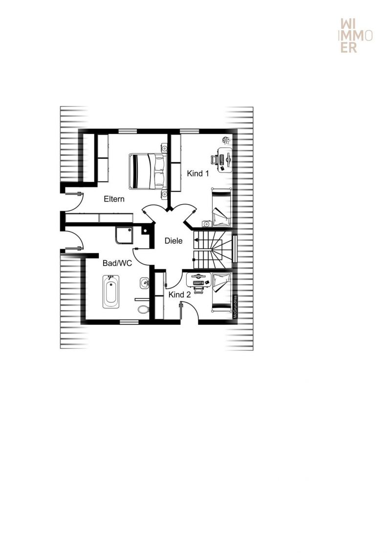 Grundriss Obergeschoss
