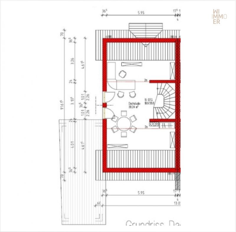 Grundriss Dachgeschoss