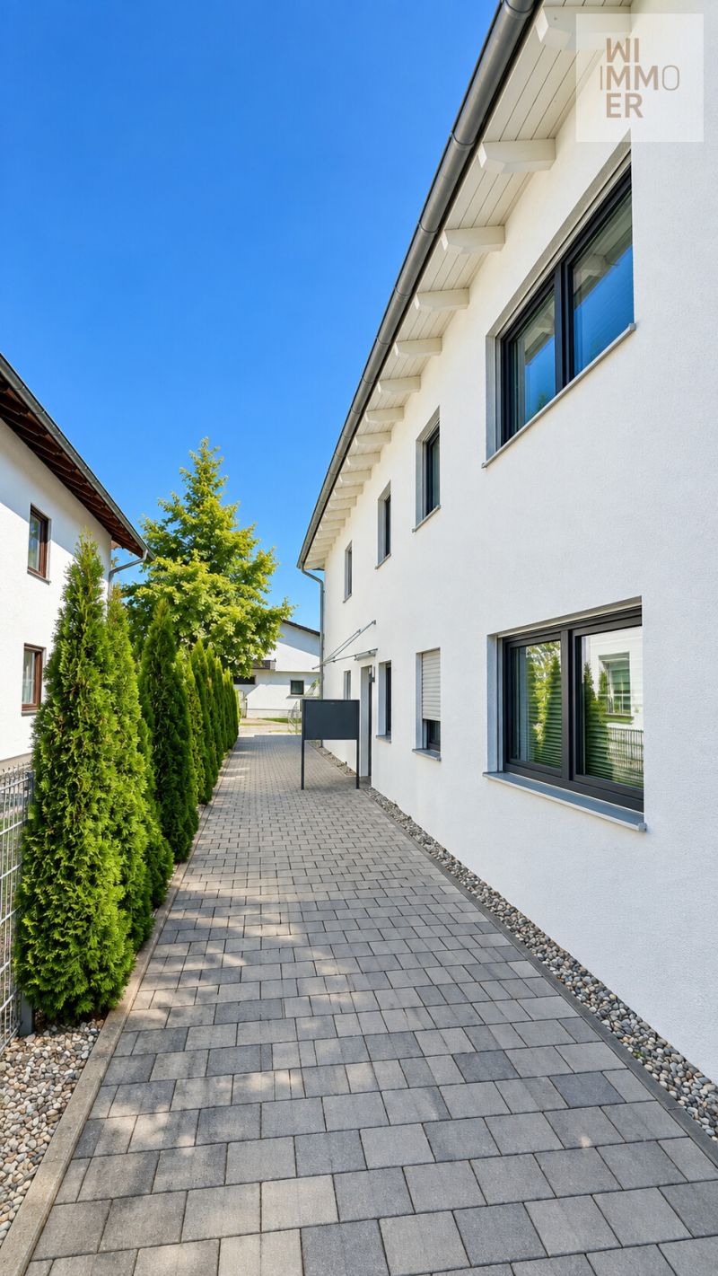 Zugang zur Wohnanlage