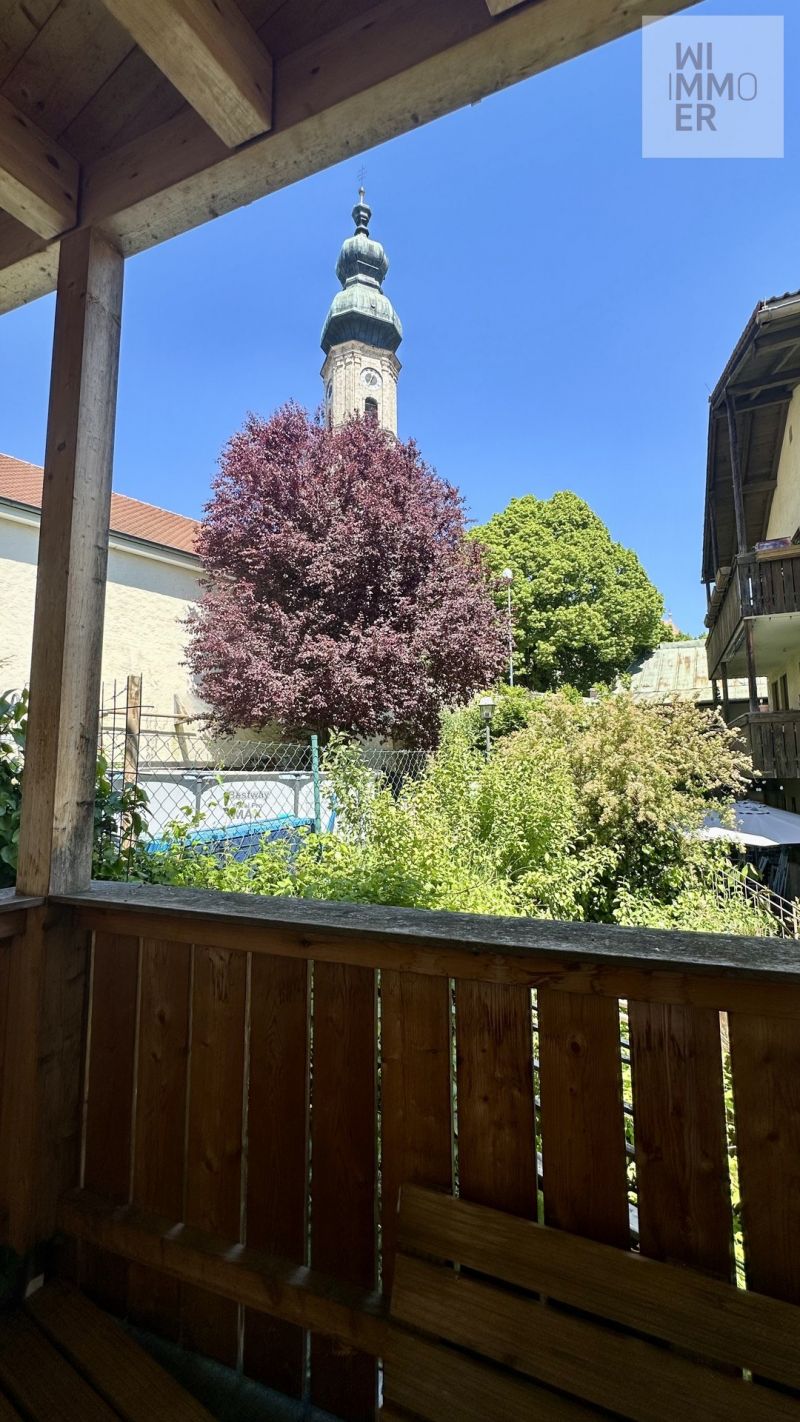 Aussicht vom Balkon