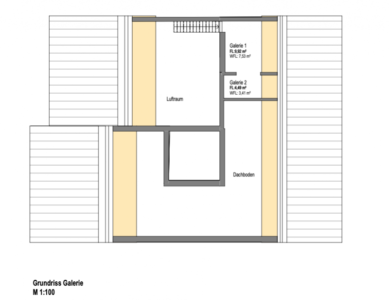 Grundriss Galerie
