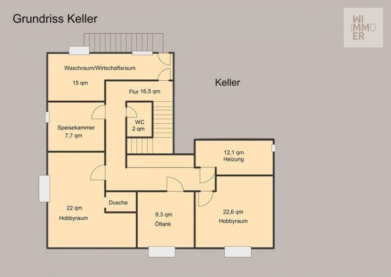 Grundriss Kellergeschoss
