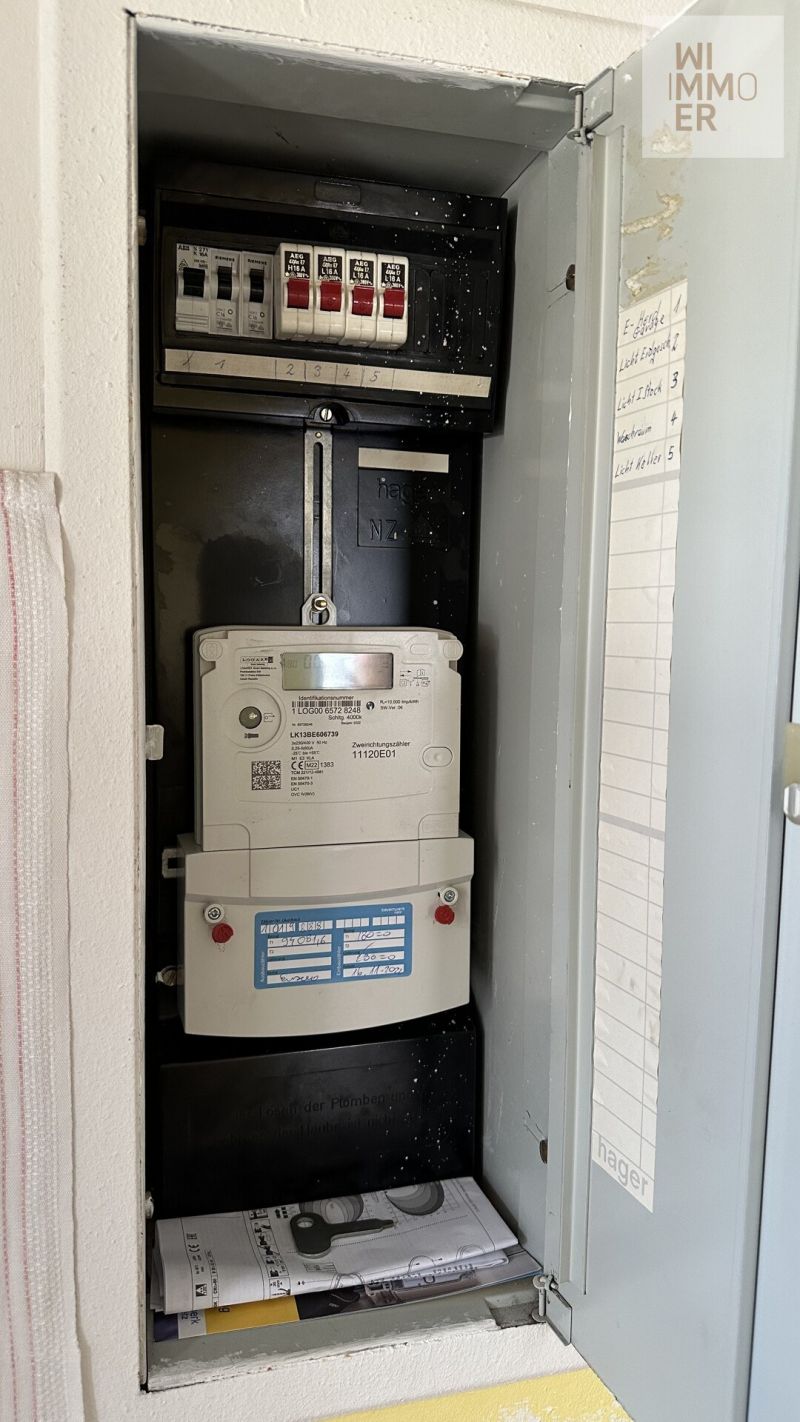 Westlicher Gebäudeteil - Sicherungskasten