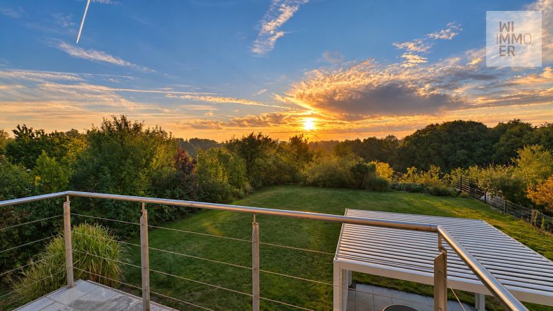 Aussicht vom Balkon